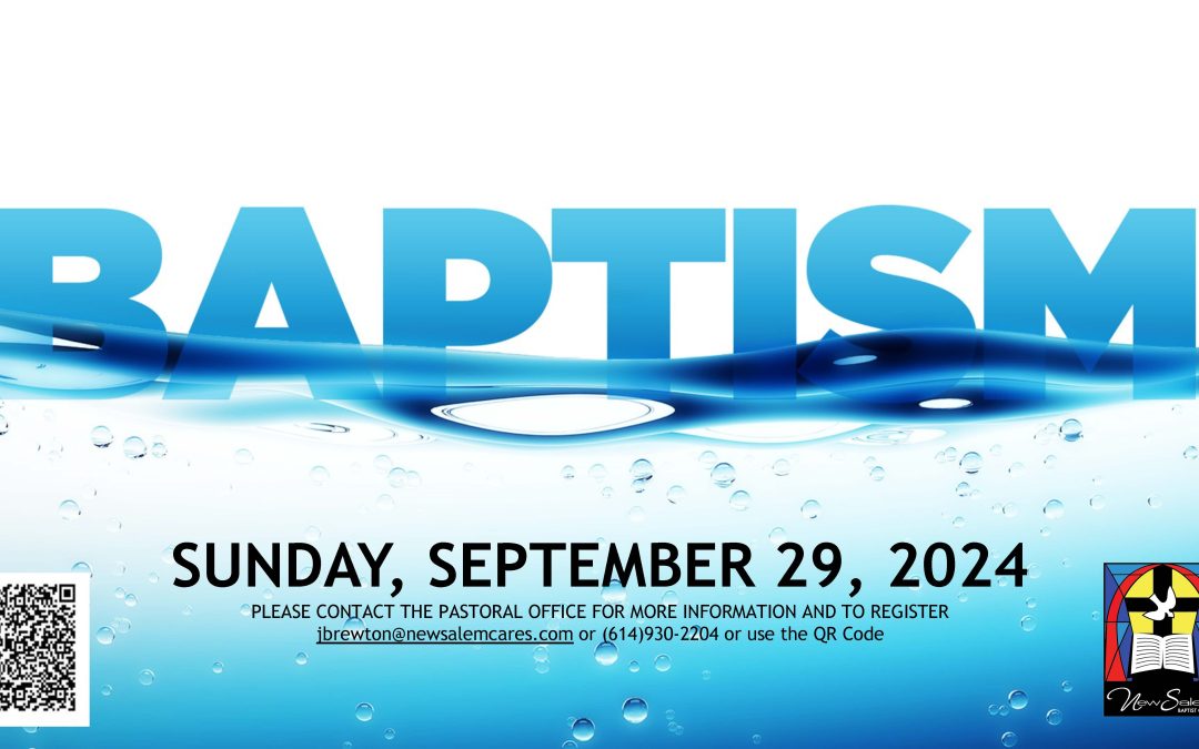 Register for the upcoming Baptism