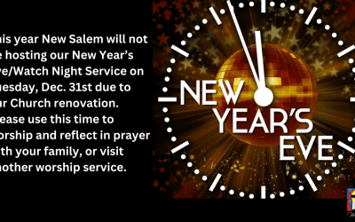 New Year’s Eve Service Update