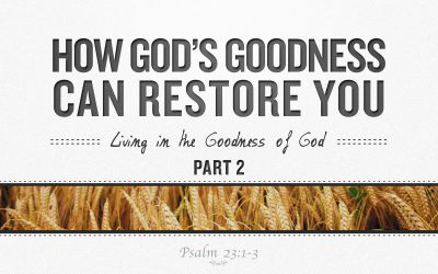 How God’s Goodness Can Restore You – Part 2″