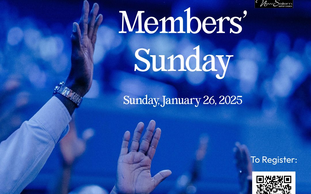 New Members’ Sunday!