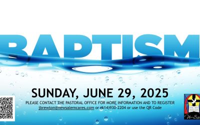 Register for Baptism upcoming June 29th