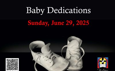 Register for the upcoming baby dedication