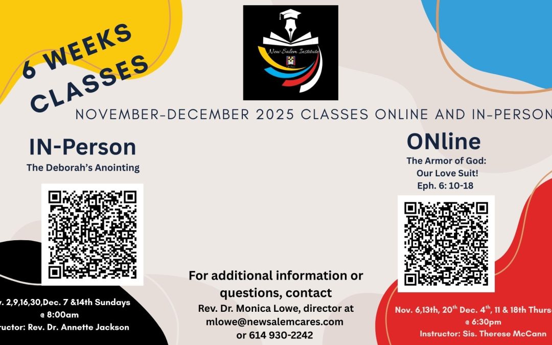 NSI Classes – November through December