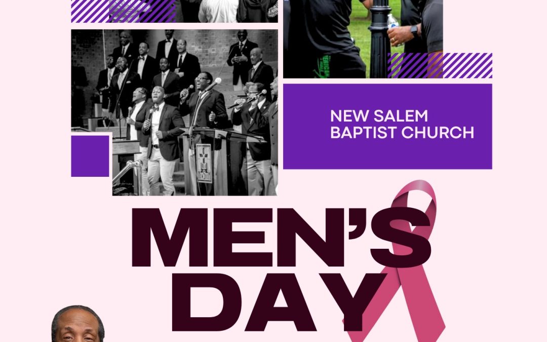 Men’s Day on Oct. 26 – Also Pink Sunday