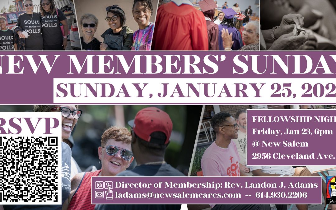 New Members Celebration Upcoming!!