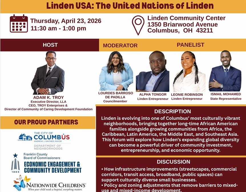 Linden USA: Community discussion April 23rd